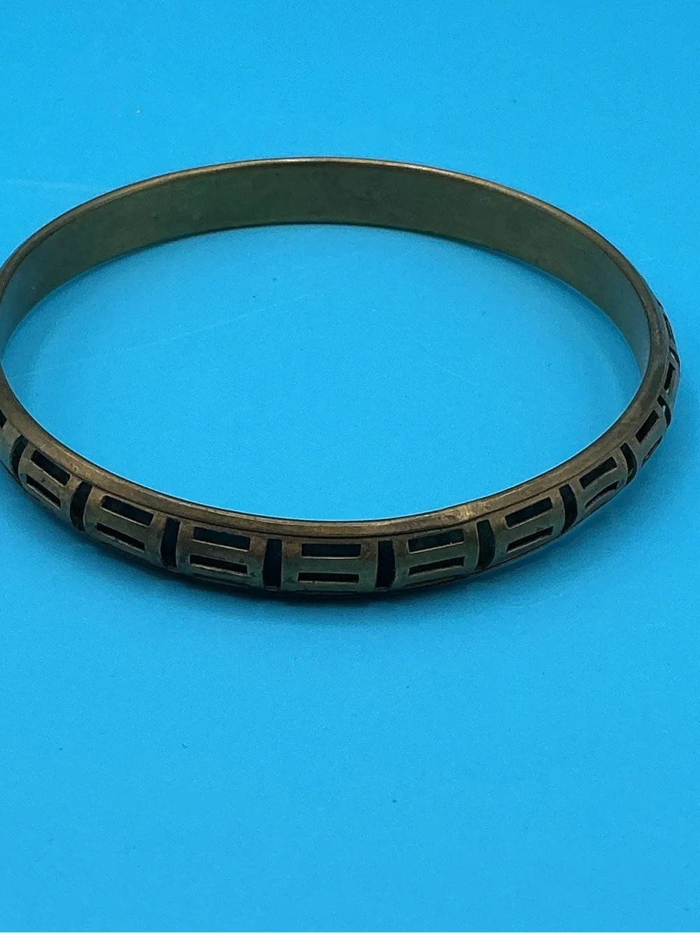 Vintage brass bangle